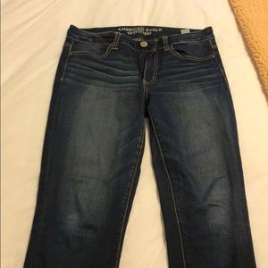 Dark wash American Eagle skinny jeans